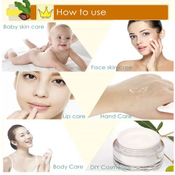Beurre de karité biologique huile essentielle non raffinée pour les soins de la peau, savon fait à la main, huile de Massage corporel, huile de Base à faire soi-même